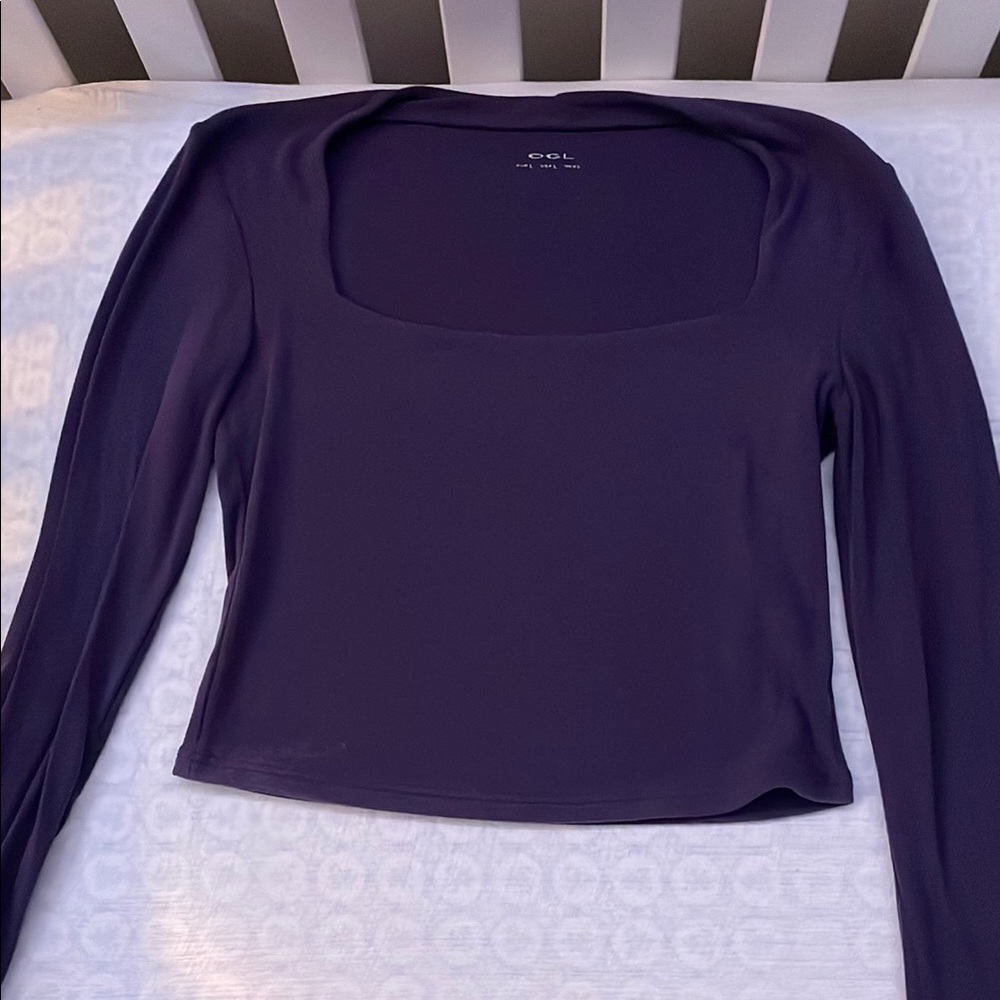 OGL Deep Purple Long Sleeve Blouse